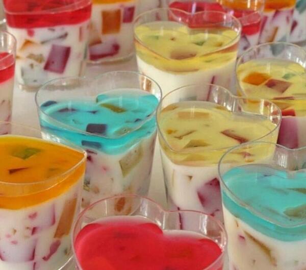 عکس ژله توی لیوان