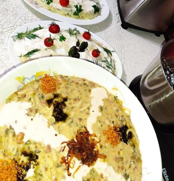 عکس آش رشته شمالی