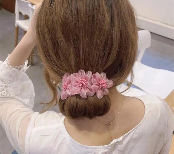 عکس شکوفه پارچه ای