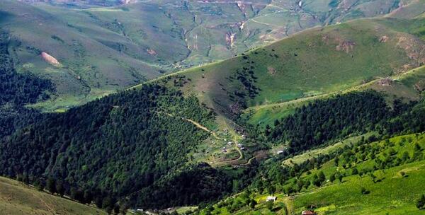 عکس منظره گردنه حیران