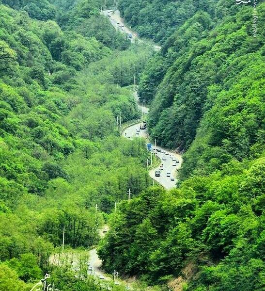 عکس منظره گردنه حیران