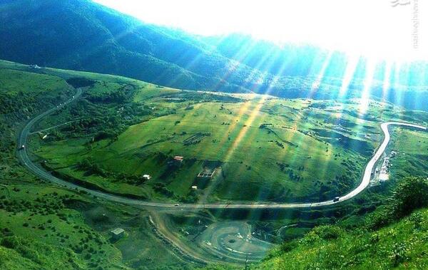 عکس منظره گردنه حیران