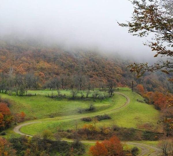 عکس منظره گردنه حیران