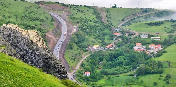 عکس منظره گردنه حیران