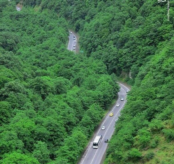 عکس منظره گردنه حیران