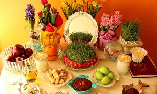 عکس سبزه در سفره هفت سین