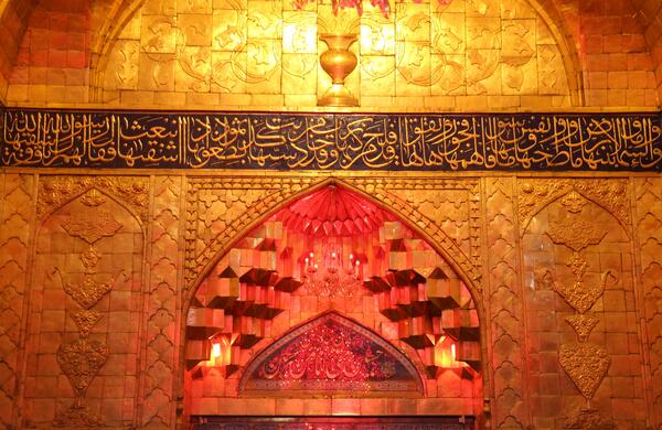 عکس با کیفیت ضریح امام حسین