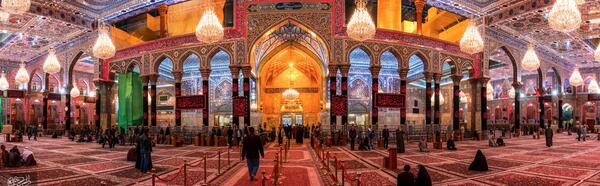 عکس با کیفیت ضریح امام حسین