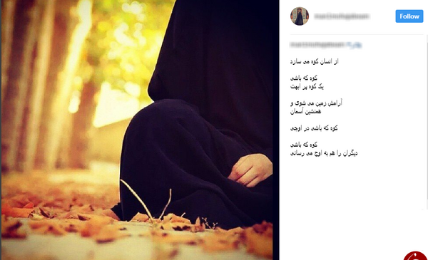 عکس نوشته من حجاب را دوست دارم