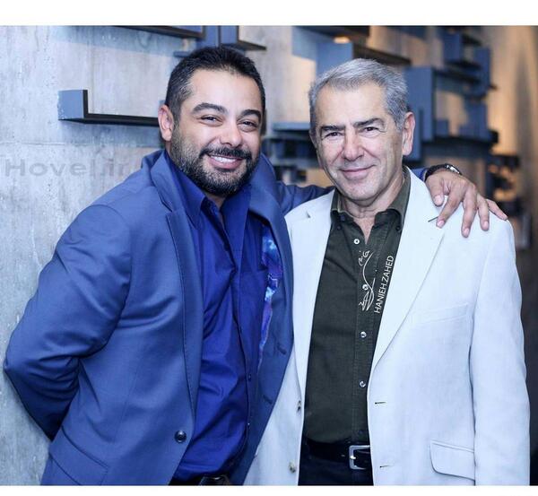 عکس همسر جدید فرامرز قریبیان