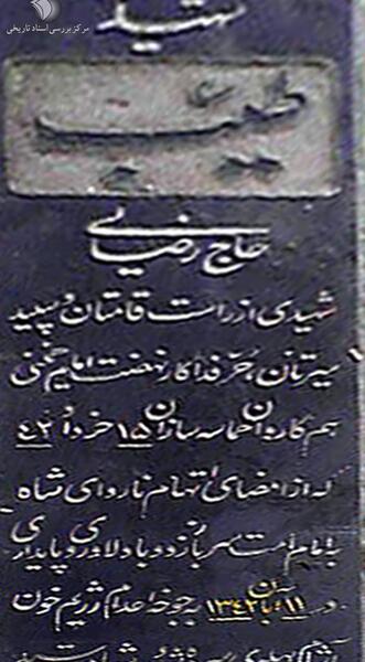 عکس قبر طیب