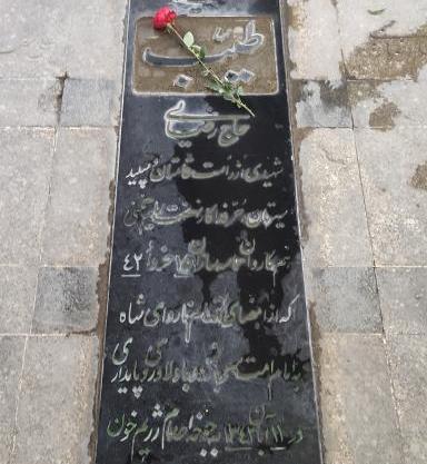 عکس قبر طیب