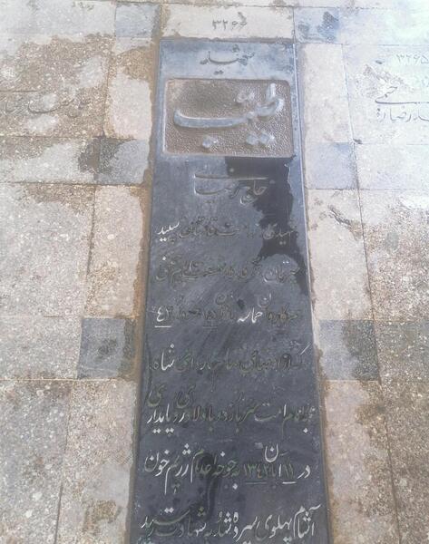 عکس قبر طیب
