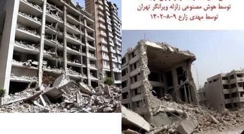 عکس تصاویر زلزله تهران