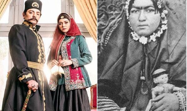 عکس جیران با ناصرالدین شاه قاجار