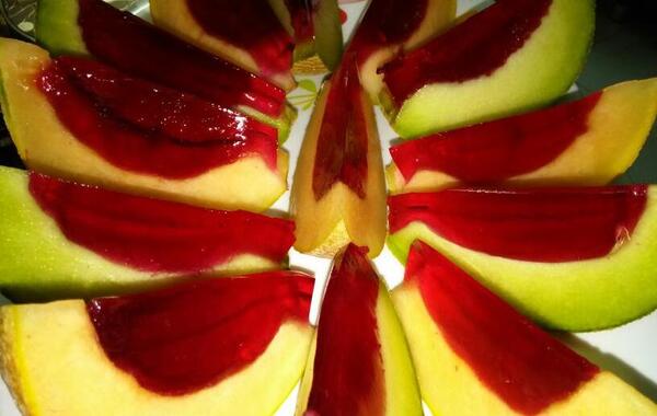 عکس ژله داخل طالبی