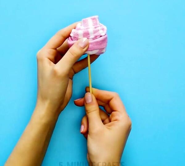عکس دسته گل جورابی