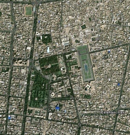 عکس هوایی قدیمی اصفهان