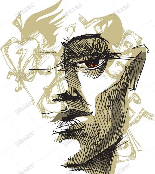 عکس نقاشی چهره چشم