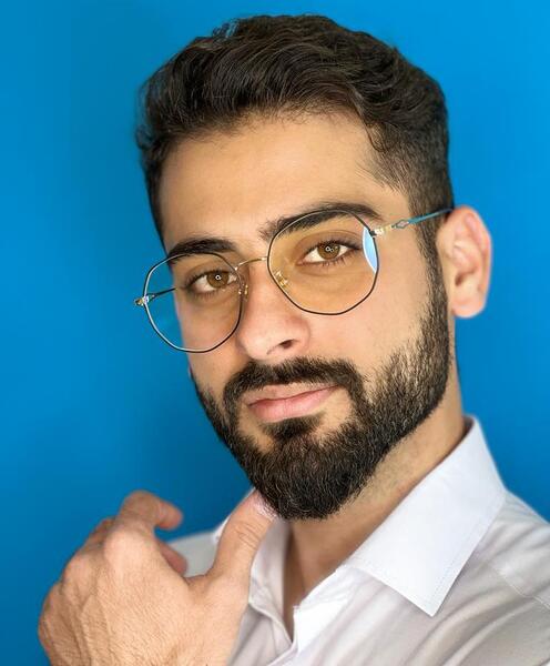 عکس عینک پنج ضلعی