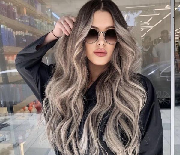 عکس رنگ مو کاهی