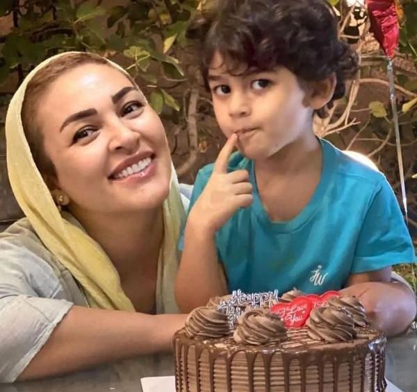 عکس بهمن زرین پور و دخترش