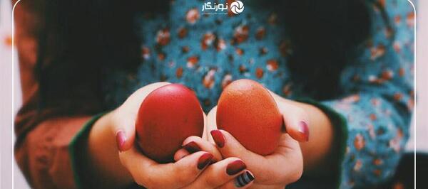 ژست عکس دونفره با سفره هفت سین