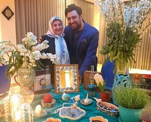 ژست عکس دونفره با سفره هفت سین