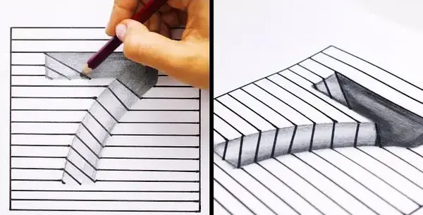 عکس ایده نقاشی سه بعدی