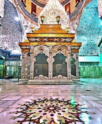 عکس از ضریح امام حسین