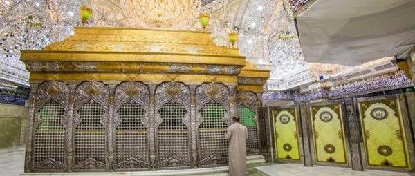 عکس از ضریح امام حسین