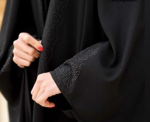 عکس چادر دانشجویی نگین دار