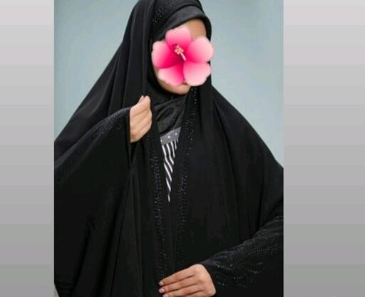 عکس چادر دانشجویی نگین دار