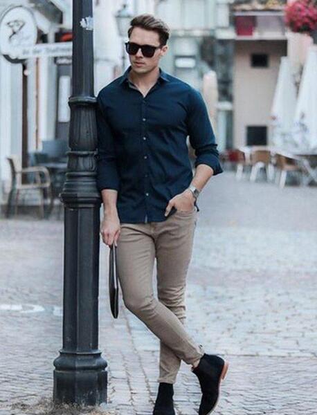 عکس شلوار قهوه ای