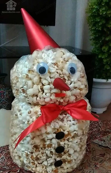 عکس ادم برفی شب یلدا