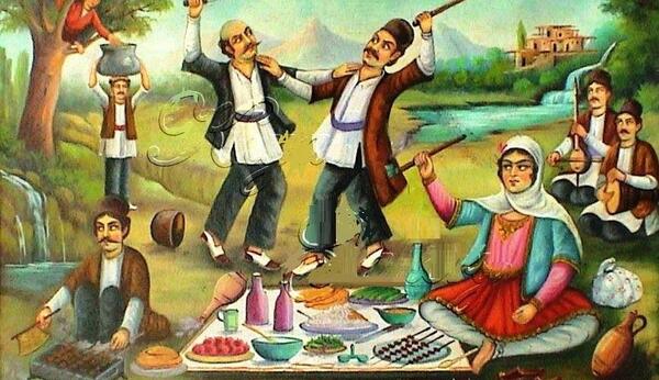 عکس سیزده بدر کارتونی