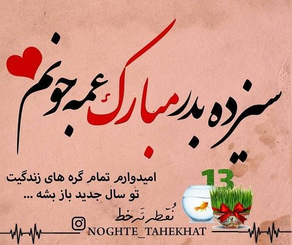 عکس سیزده بدر کارتونی