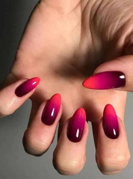 عکس ناخن آمبره