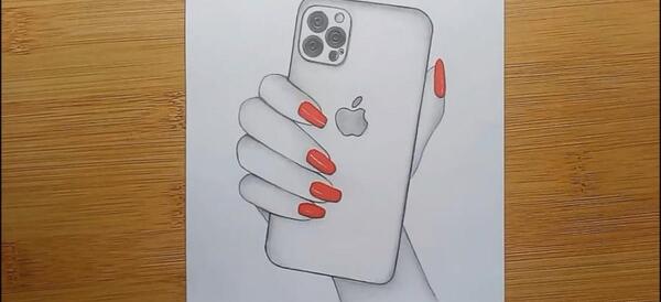 عکس نقاشی سیاه قلم ناخن