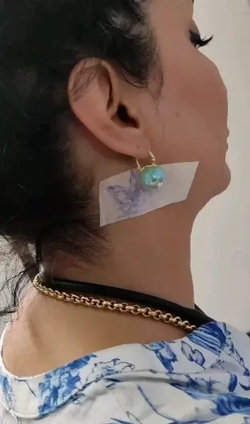 عکس تتو گردن دخترانه