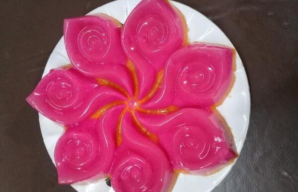 عکس ژله با شیر