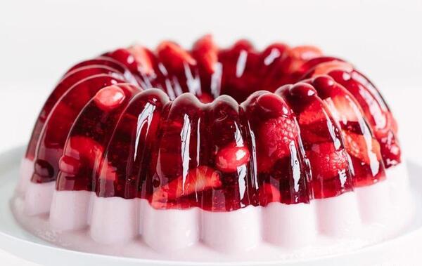 عکس ژله با شیر