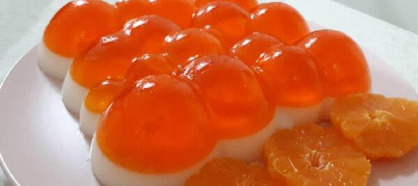 عکس ژله با شیر