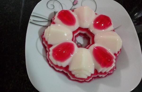 عکس ژله با شیر