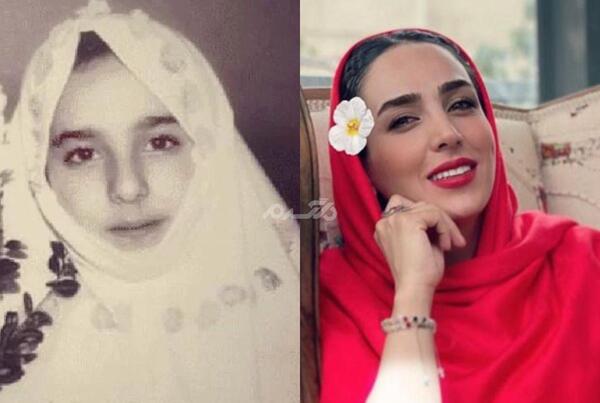 عکس کودکی سوگل طهماسبی
