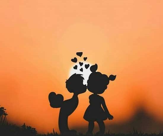 عکس نوشته کارتونی عاشقانه دونفره
