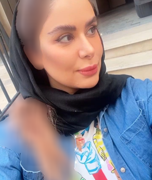 عکس مجری زن که اخراج شد
