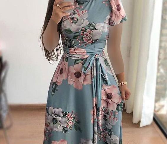 عکس لباس مجلسی کوتاه طرح دار