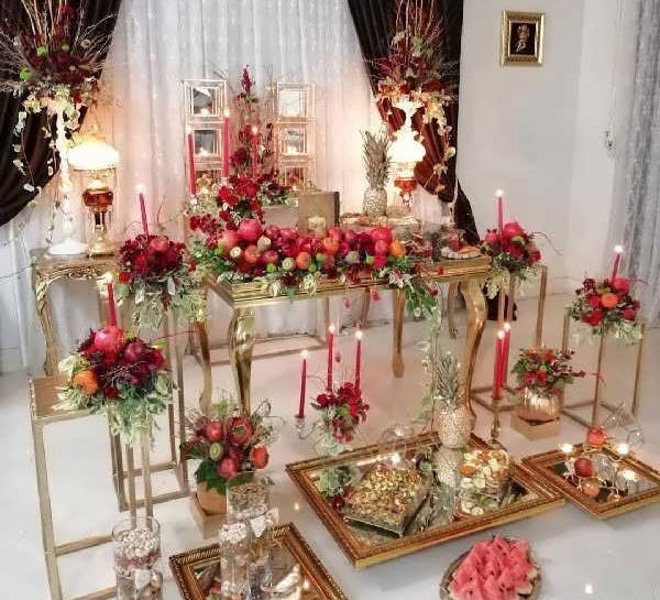 عکس ایده تزیینات شب یلدا