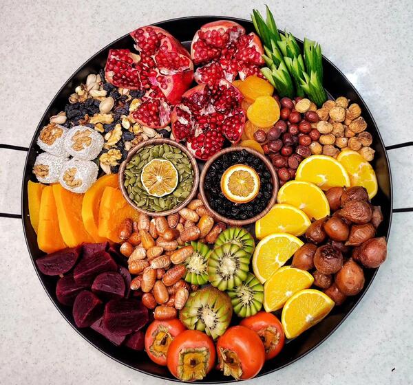 عکس ایده تزیینات شب یلدا